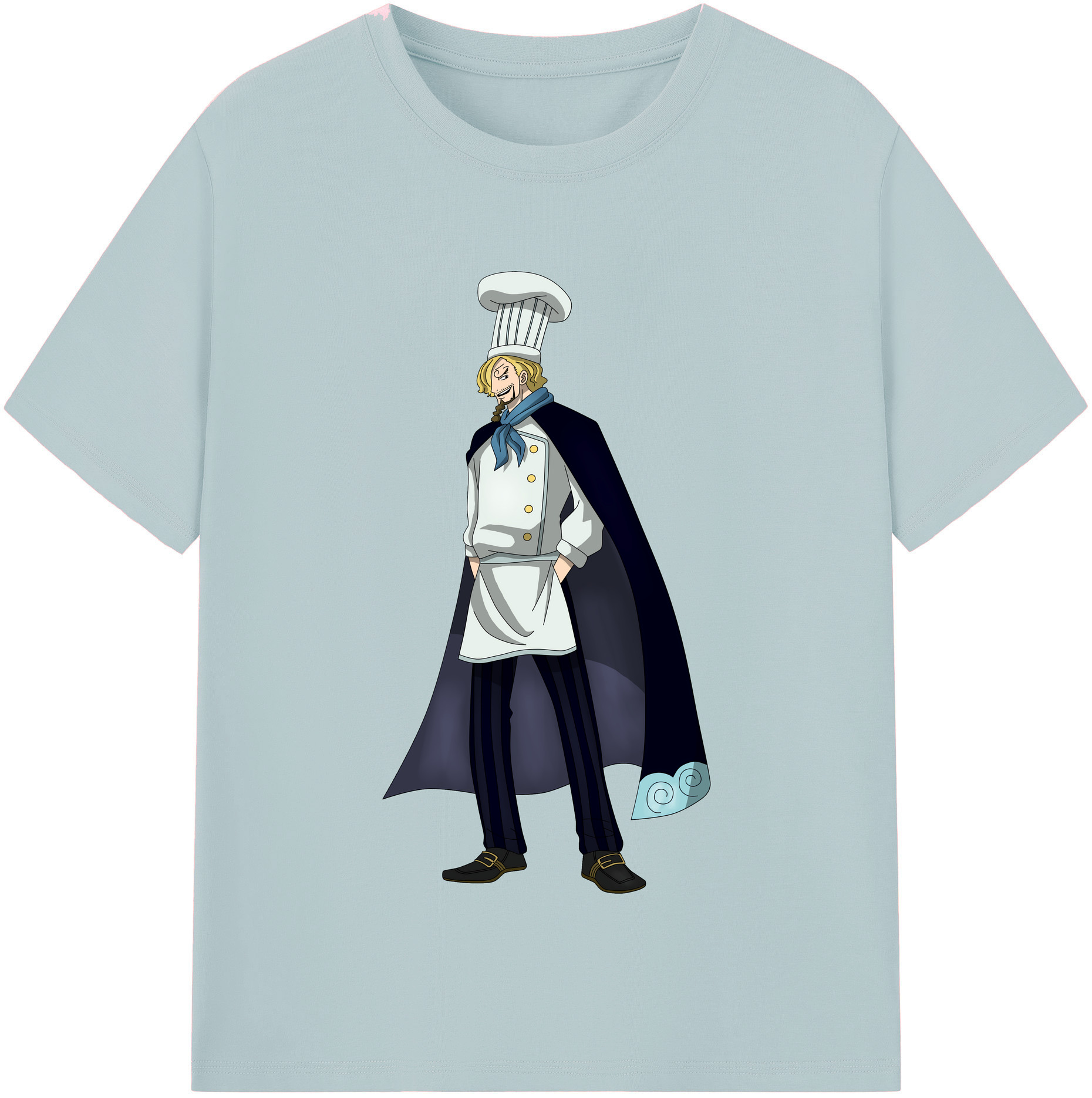 ワンピース サンジ ONE PIECE Sanji 綿100％半袖Tシャツ（フロントプリント）